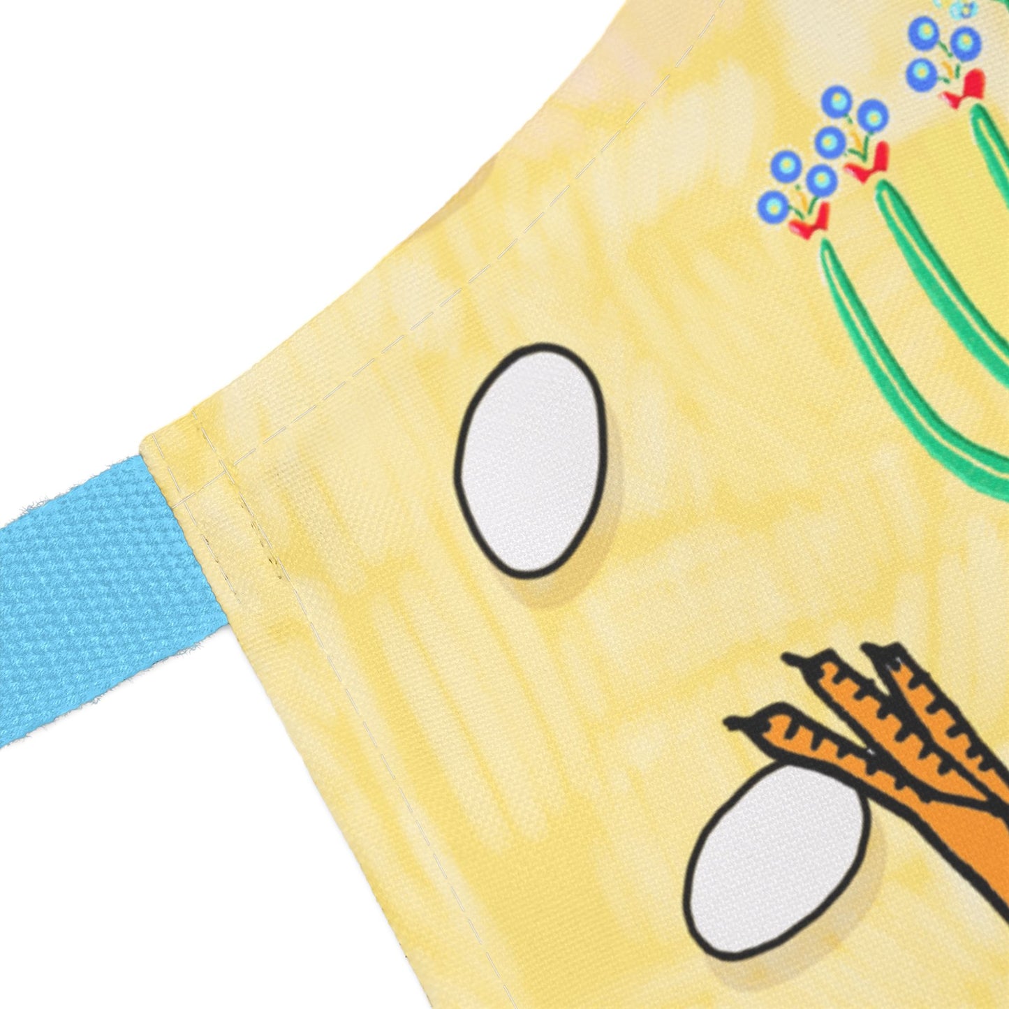 Tropical Dancing Chicken Kitchen Apron by artist Marie Frederique