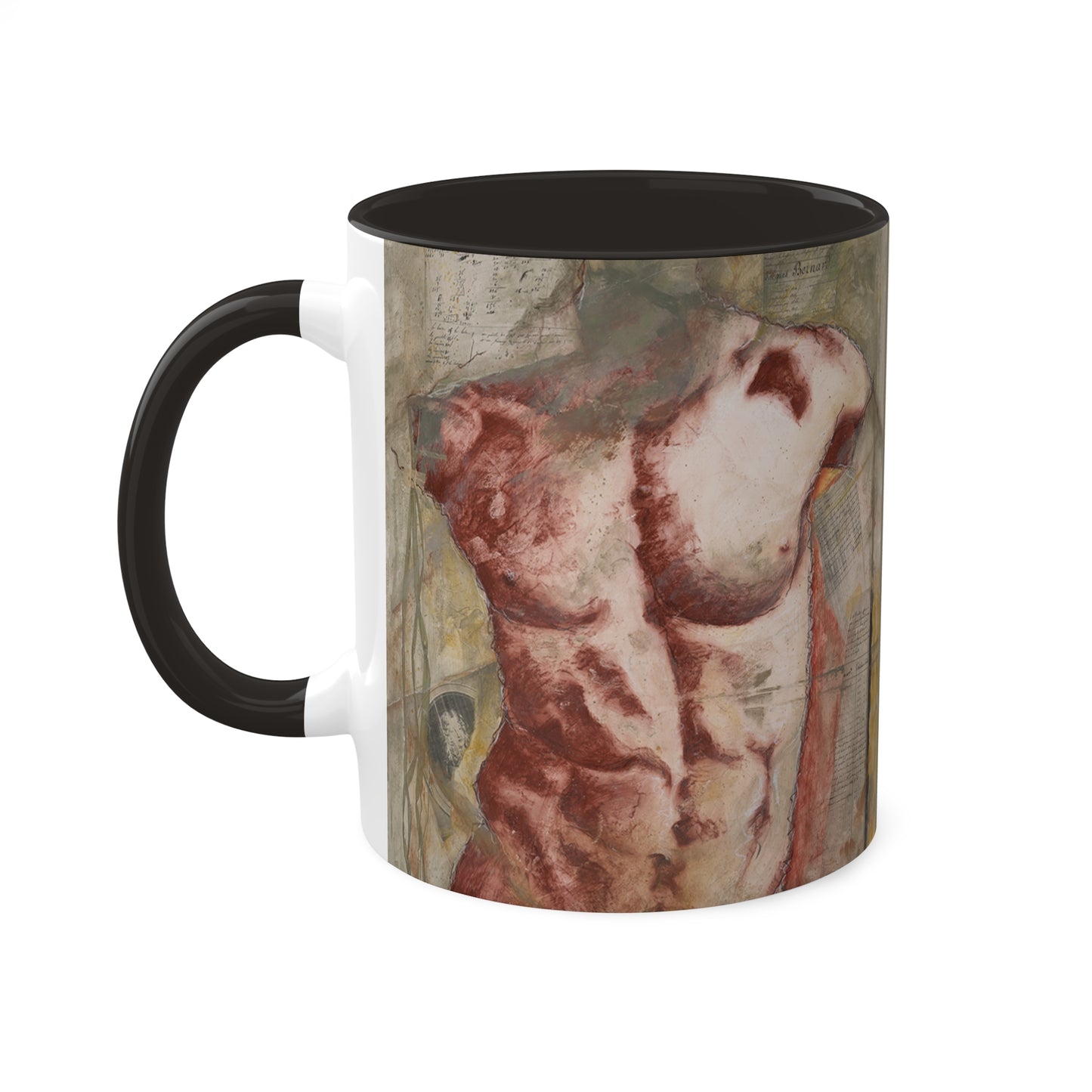 Synchronicity, Classical Statue - Colorful Mugs, 11oz by Artist Marie Frederique