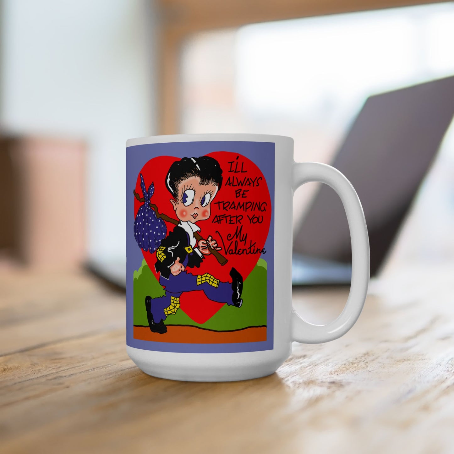 Valentine Tramp Ceramic Mug - My Valentine Comic Character