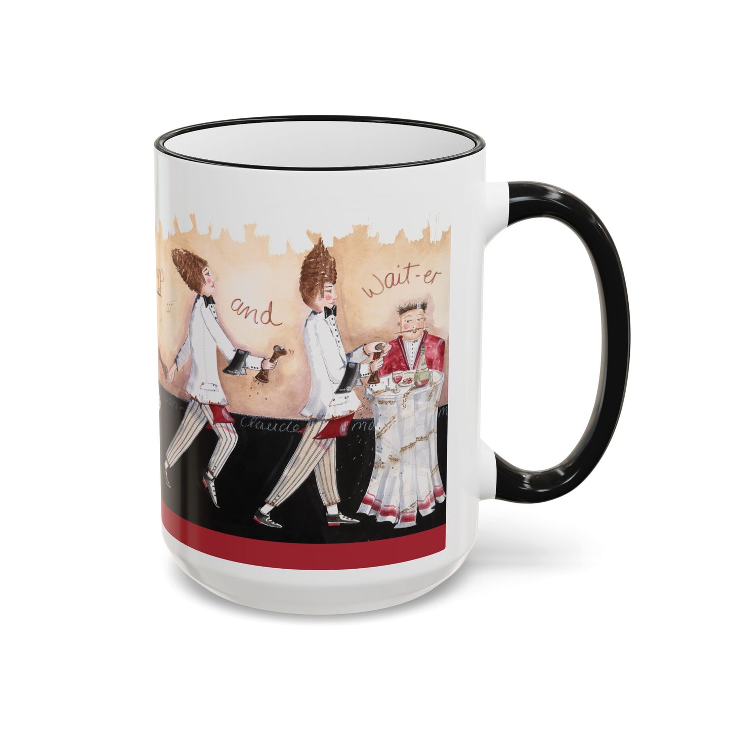 Night out — "Hurry up and wait - er" Chefetteville Art Coffee Cup (11oz/15oz)