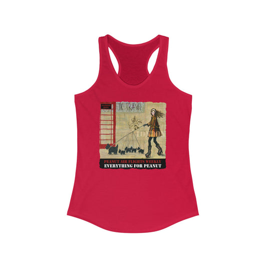 JK TRAVEL, London - Everything for Peanut, Women's Ideal Racerback Tank by artist Marie Frederique