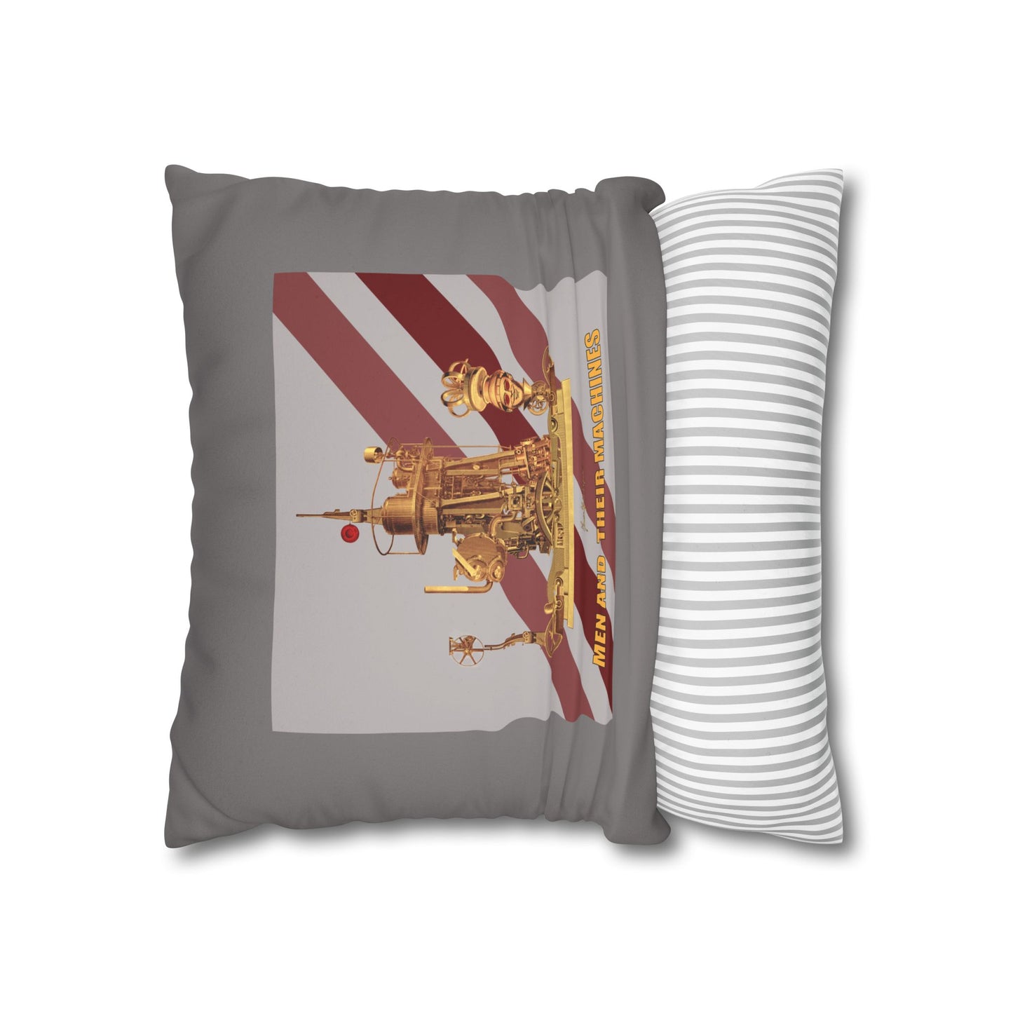 Man cave decor — 'Men and Their Machines' Retro Machinery Design by artist Marie Frederique