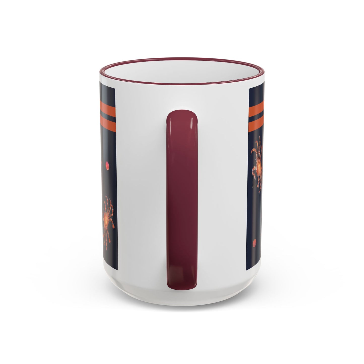 Cancer Zodiac Mug — Crab Accent Rim & Handle Coffee Cup (11oz/15oz) by artist Marie Frederique
