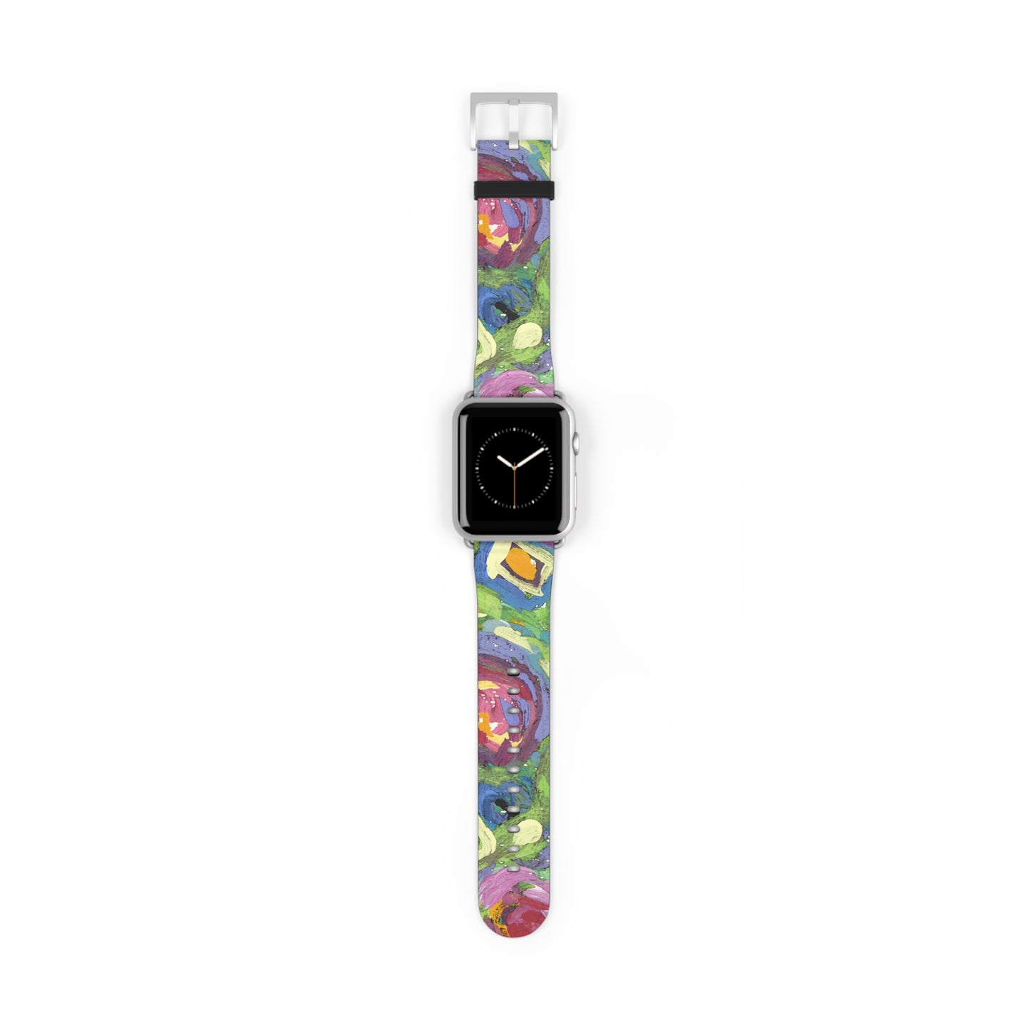 Abstract Series, Pretty & Fun multicolored faux leather Watch Band by artist Marie Frederique