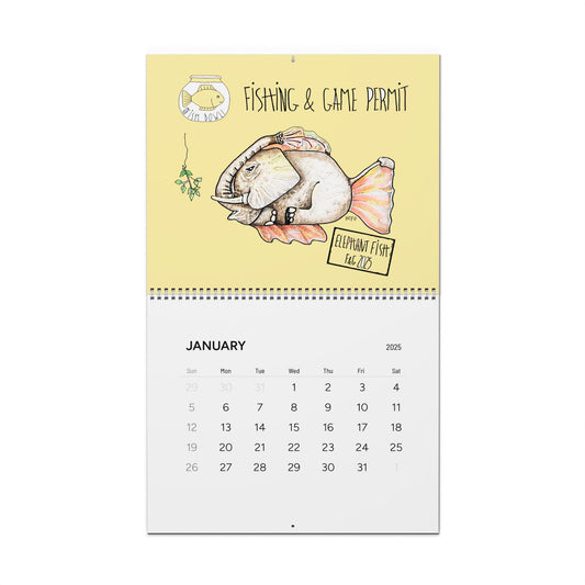 Wall Calendars (2025) - Fishing and Wildlife Theme