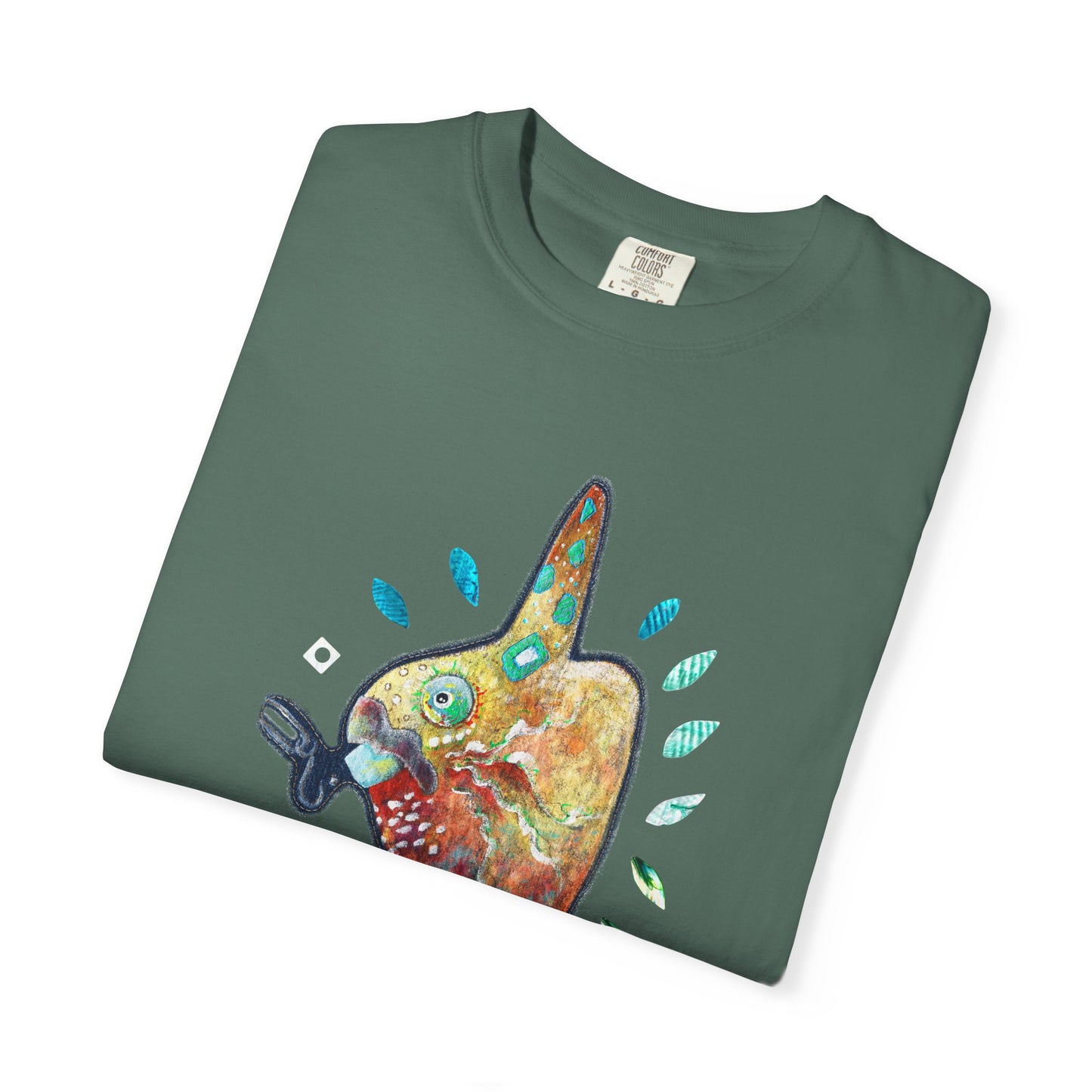 Fun Sunfish T-Shirt — Watercolor Sea Creature Tee by artist Marie Frederique