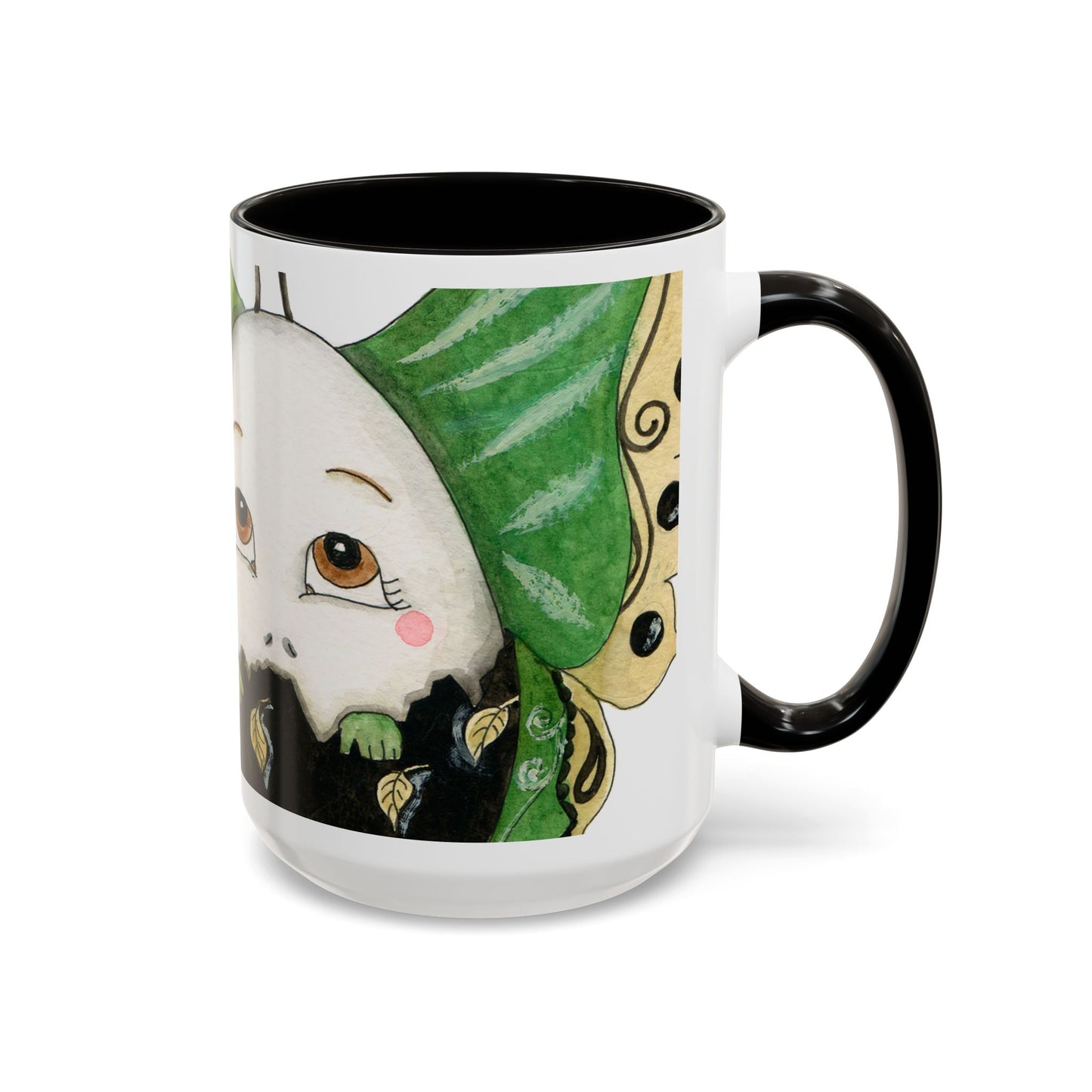 Whimsical Egg Butterfly 1, Colorful Mug by Artist Marie Frederique