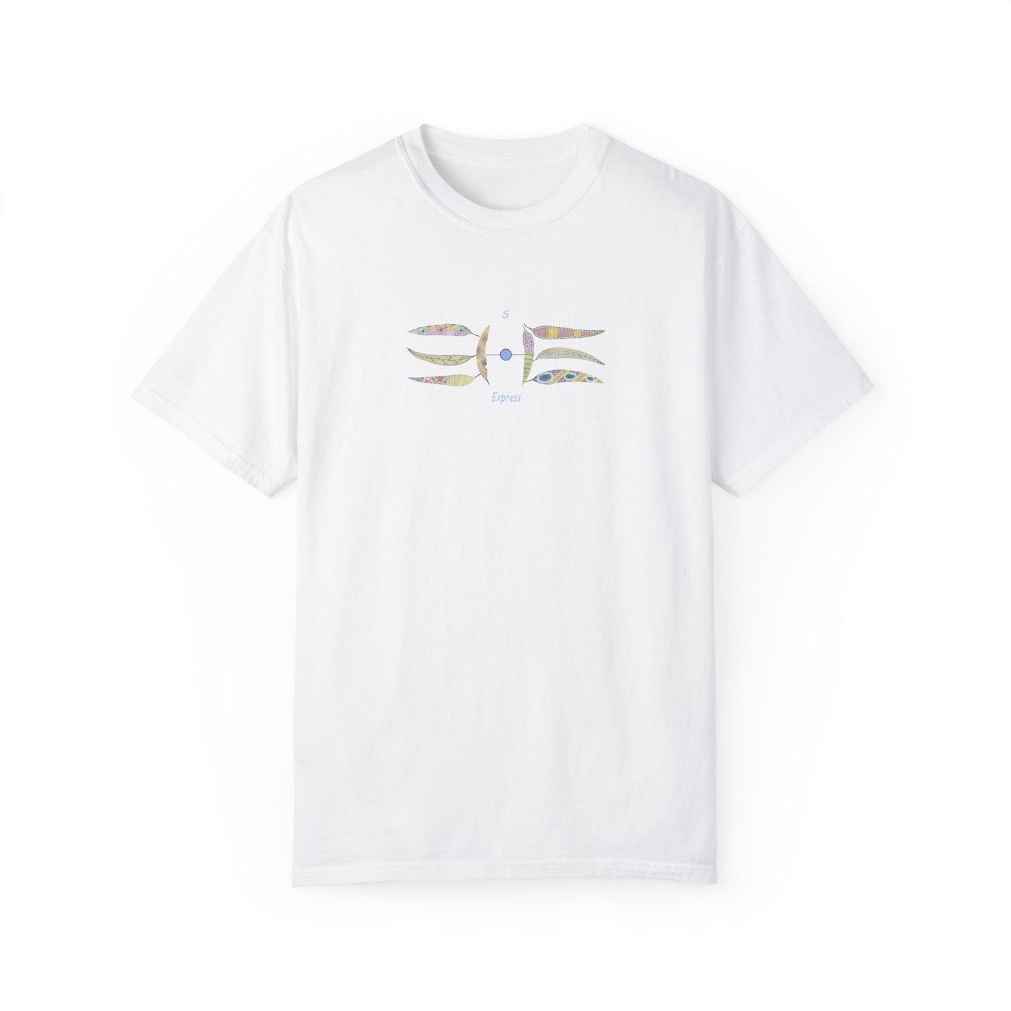 Essassani symbol # 5 "Express" - Unisex Garment-Dyed T-shirt by Artist Marie Frederique