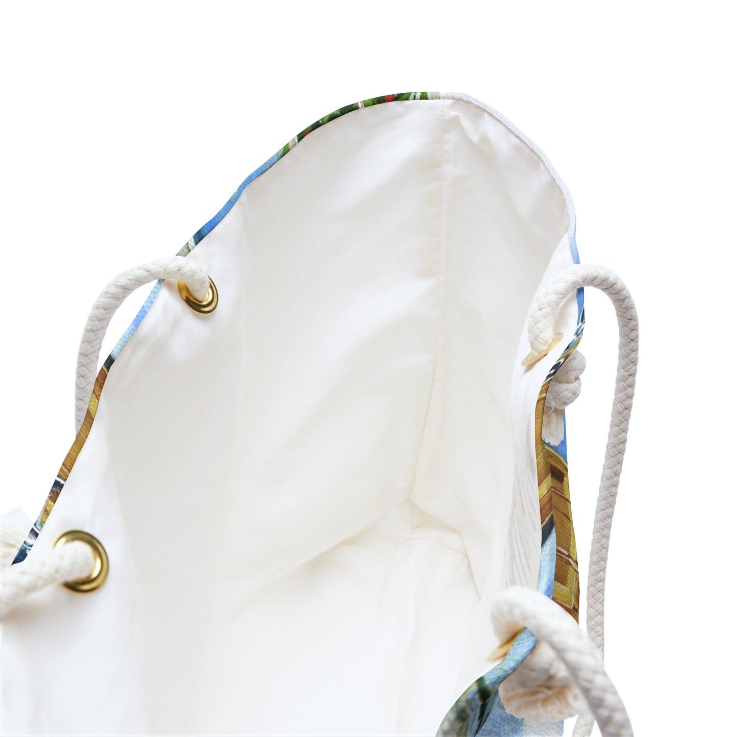 Merry Christmas Santa Weekender Bag — Holiday Travel Tote by artist Marie Frederique