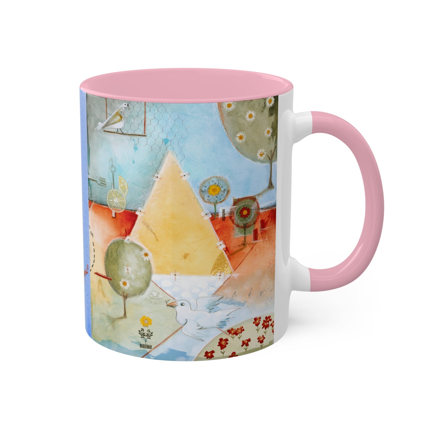 I AM what I AM and that is Enough # 1, Colorful Mug in 5 colors, 11oz by Artist Marie Frederique