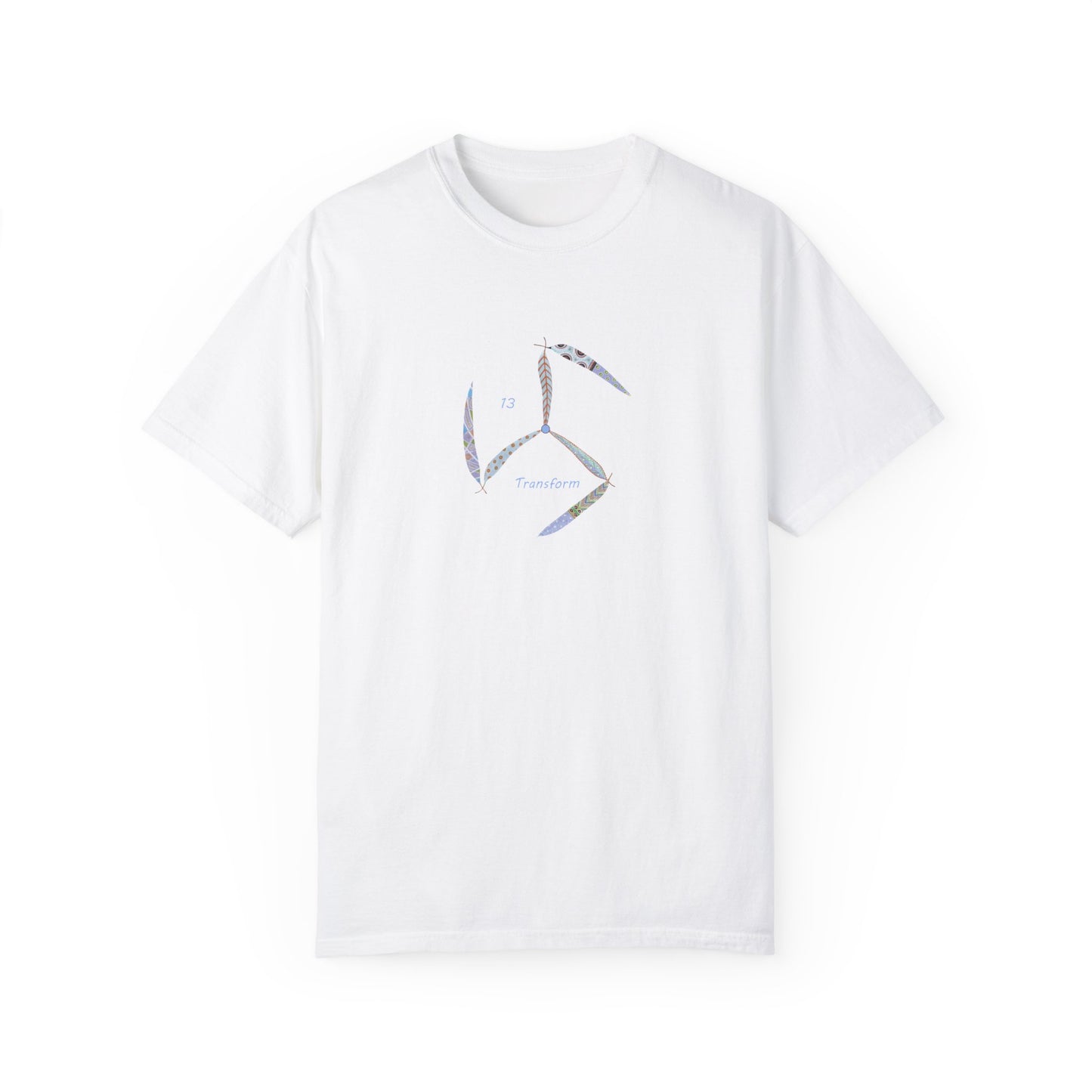 Essassani symbol # 13 "Transform" - Unisex Garment-Dyed T-shirt by Artist Marie Frederique