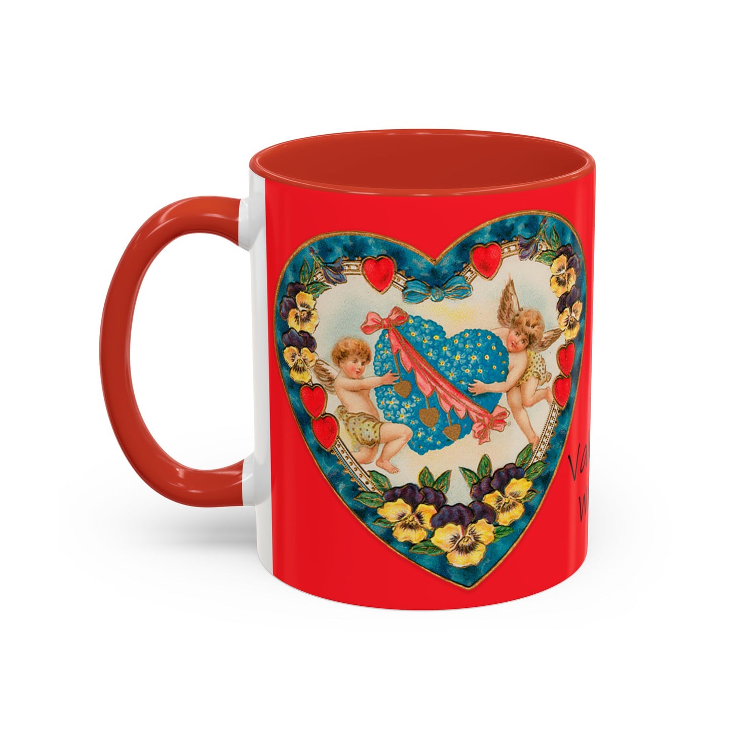 Valentine Hearts image mug 11oz or 15 oz