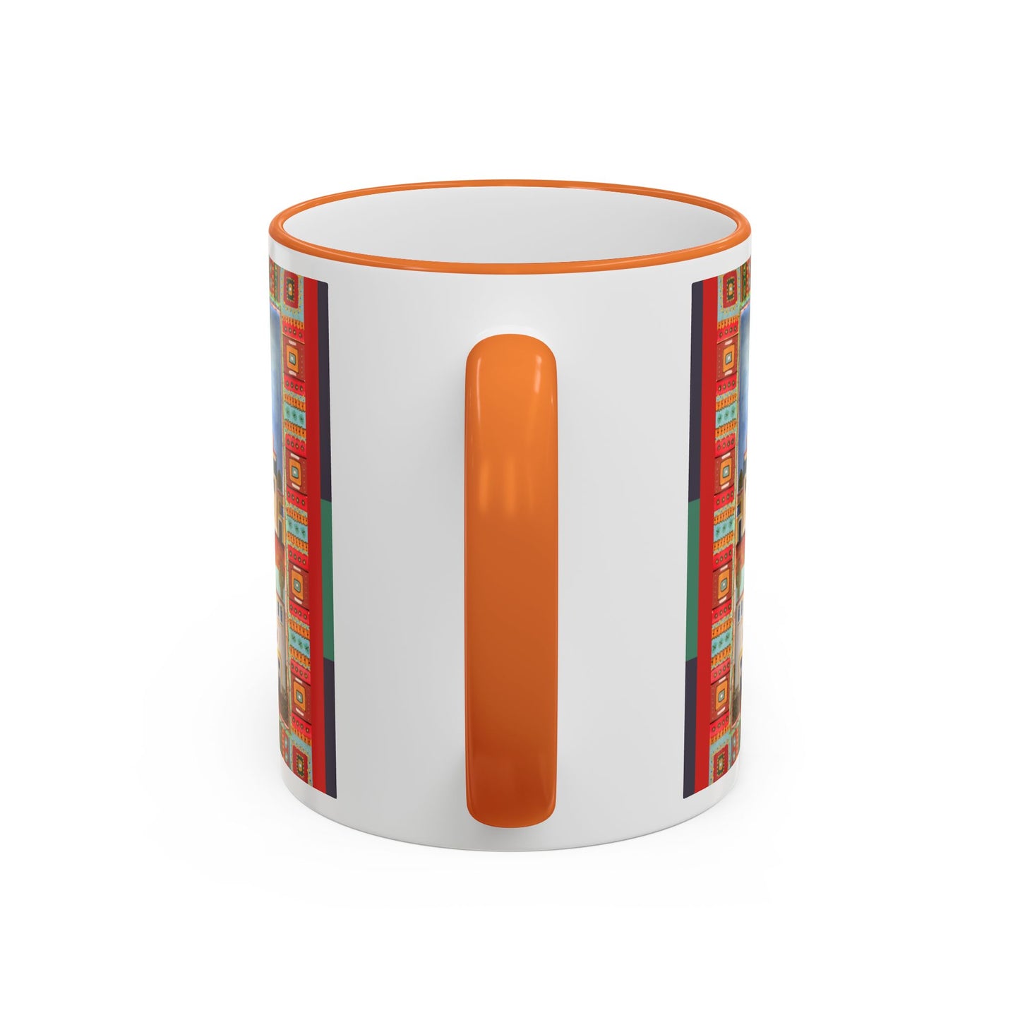 Colorful Pueblo Pattern Coffee Mug (11oz/15oz) by artist Marie Frederique