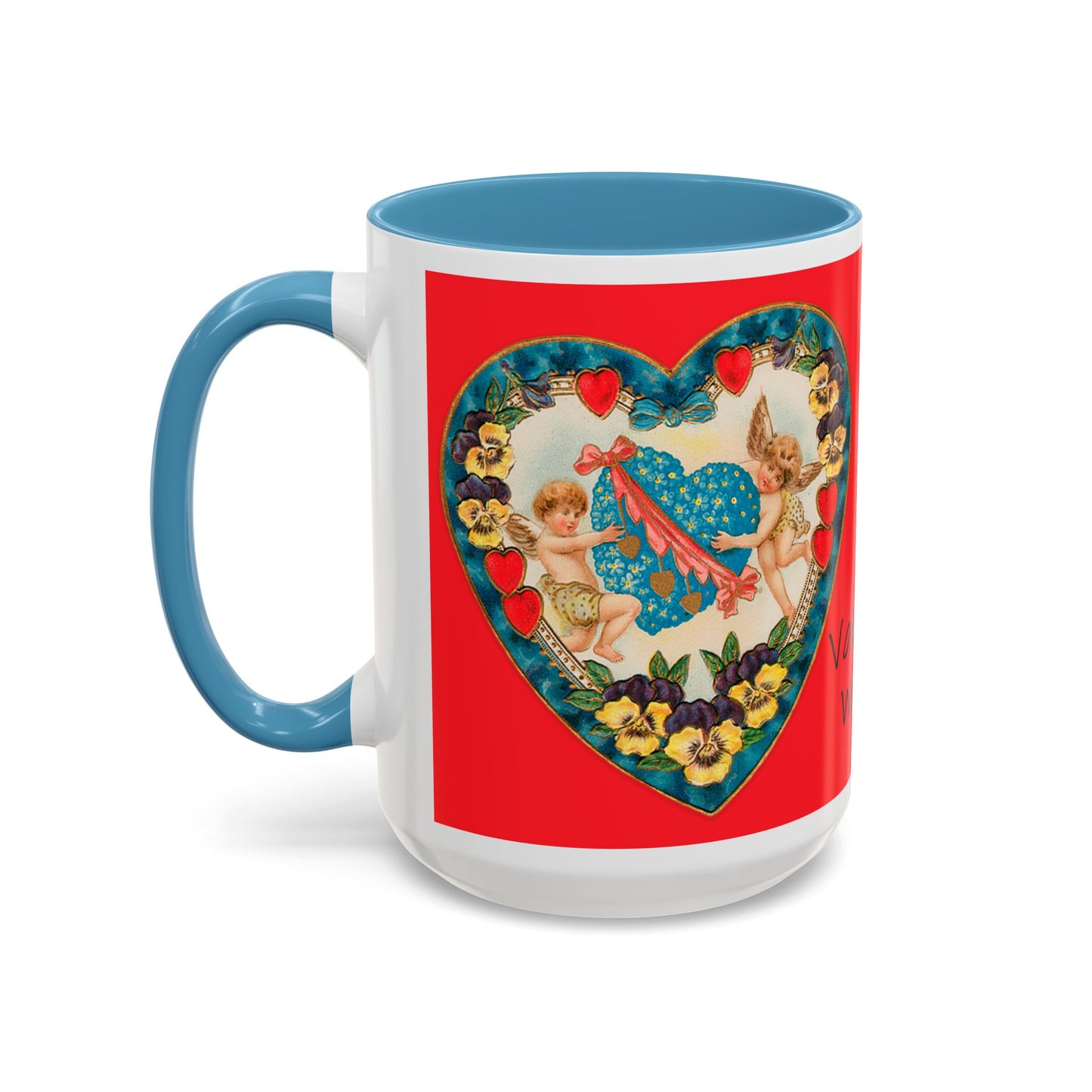 Valentine Hearts image mug 11oz or 15 oz