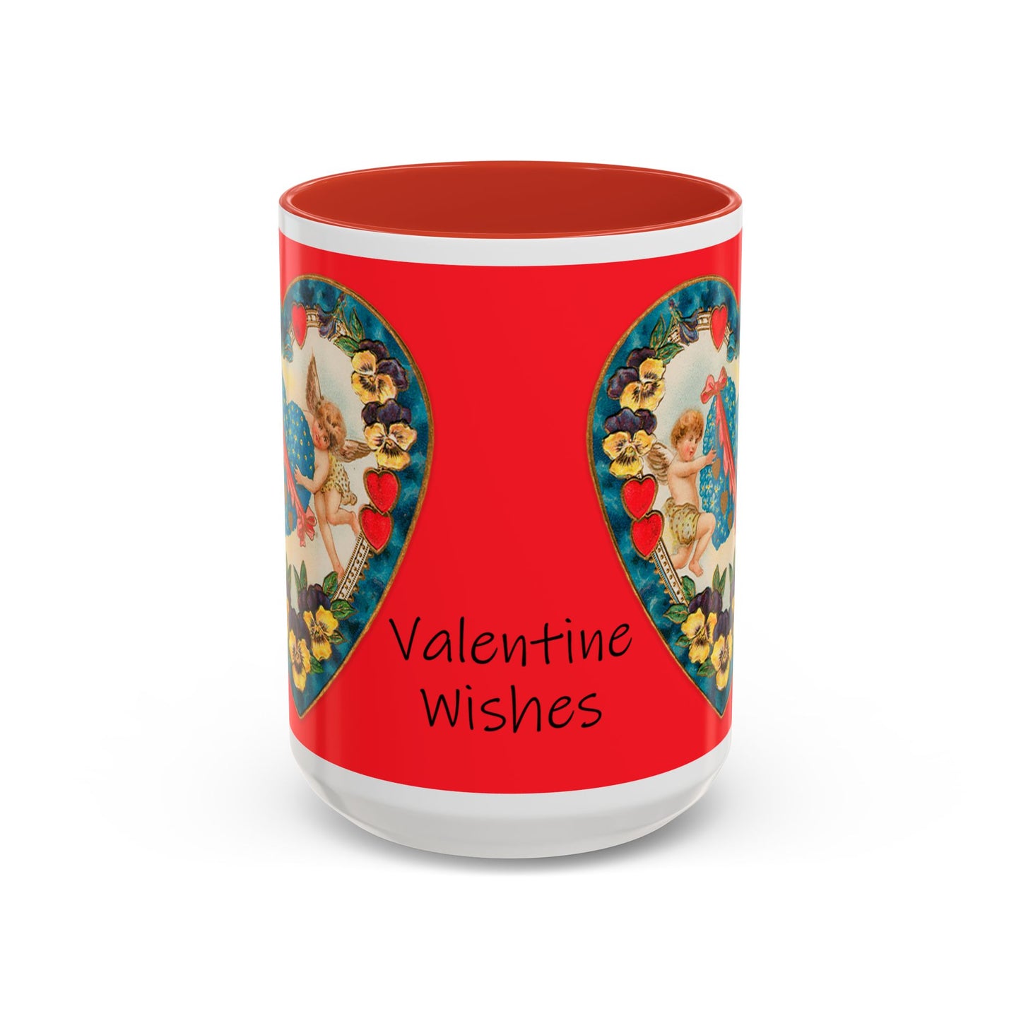 Valentine Hearts image mug 11oz or 15 oz