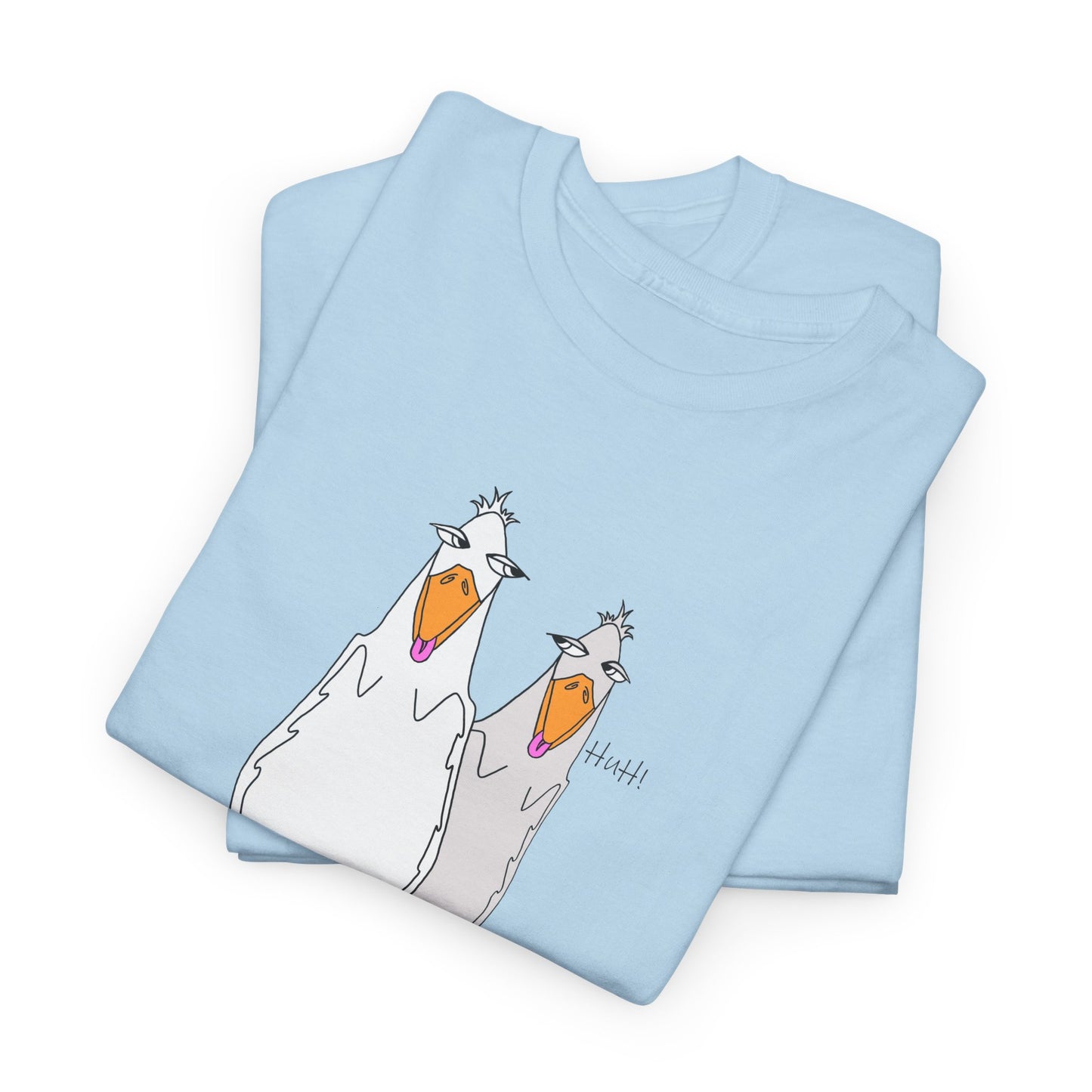 Duck lovers, 1 duck too many - Heavy Cotton Tee by artist Marie Frederique