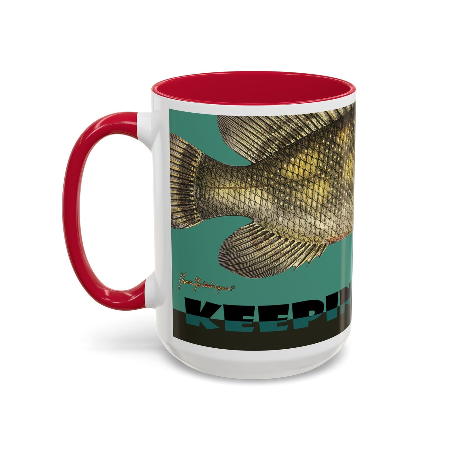 Fish lovers - KEEPING IT REEL, by artist Marie Frederique