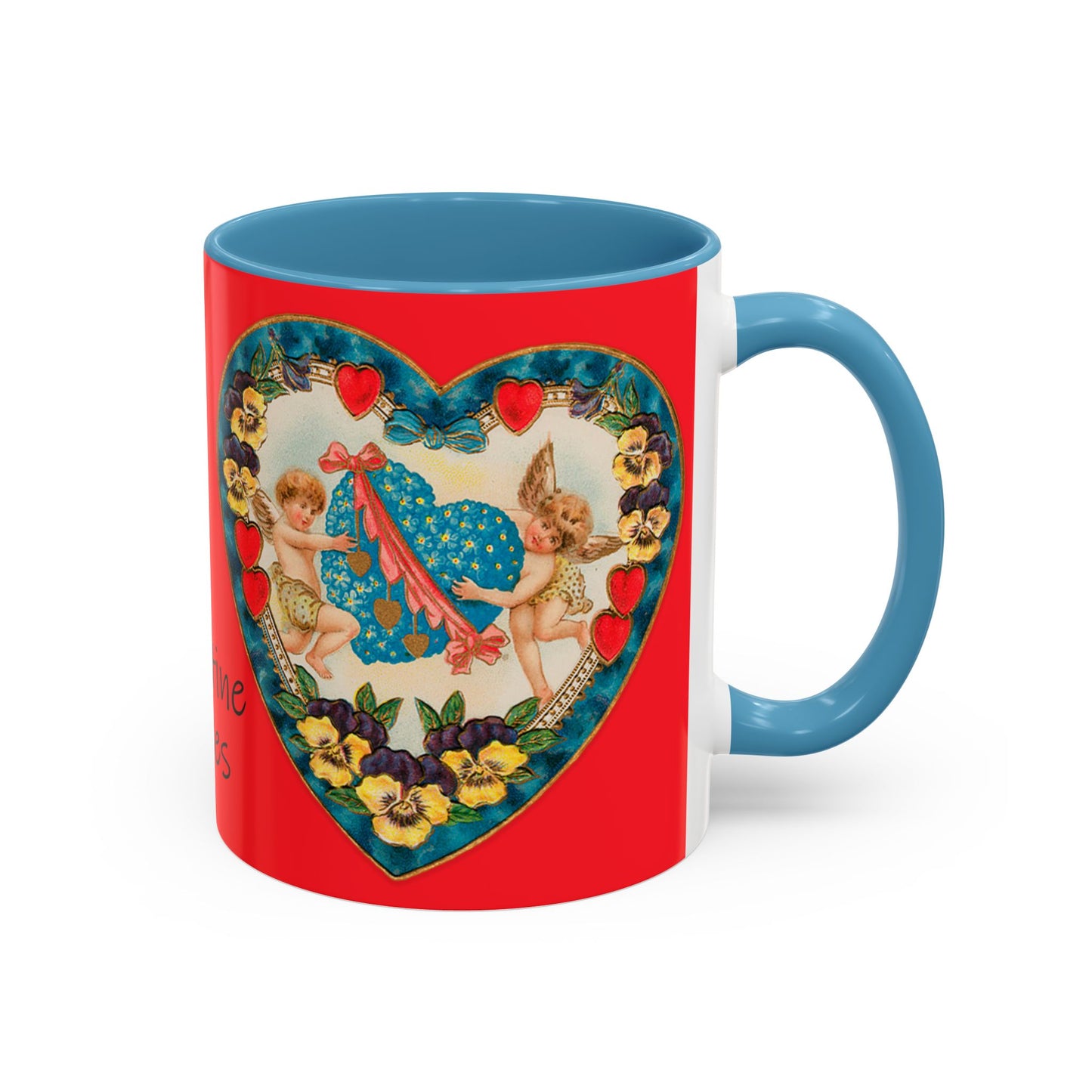 Valentine Hearts image mug 11oz or 15 oz