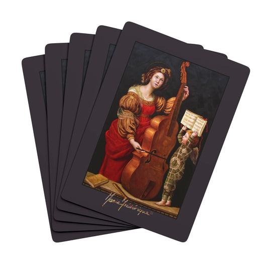 Renaissance Musical art Playing Cards after Domenichino