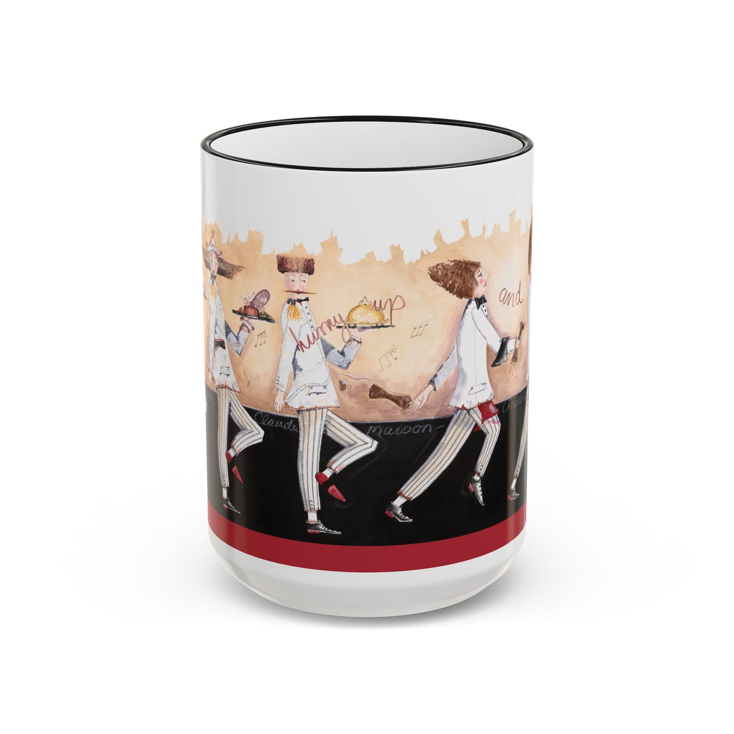 Night out — "Hurry up and wait - er" Chefetteville Art Coffee Cup (11oz/15oz)