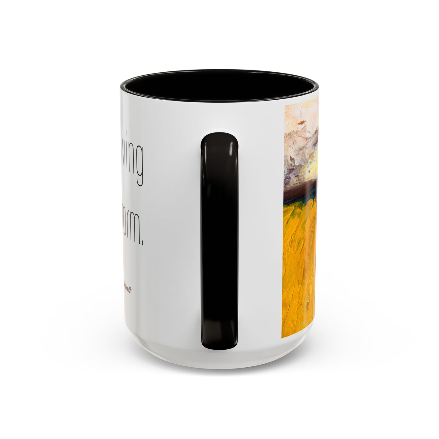 Brewing up a Storm, Colorful Mug by Artist Marie Frederique