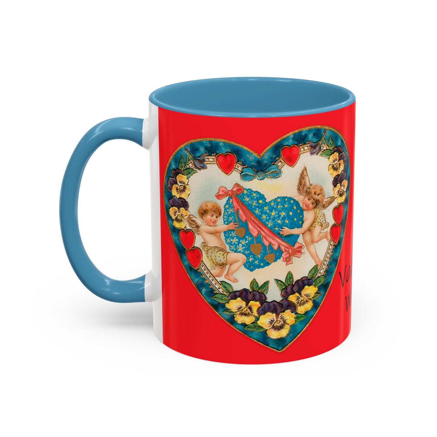 Valentine Hearts image mug 11oz or 15 oz