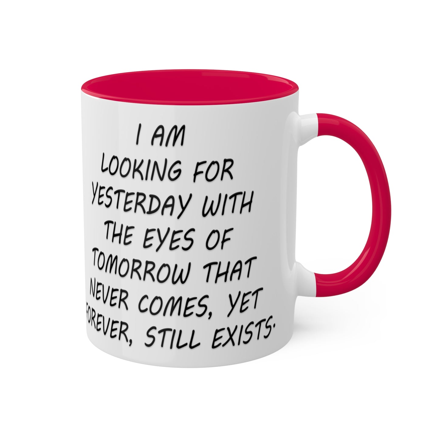 I AM a victim 2, Colorful Mugs in 3 colors, 11oz By Artist Marie Frederique