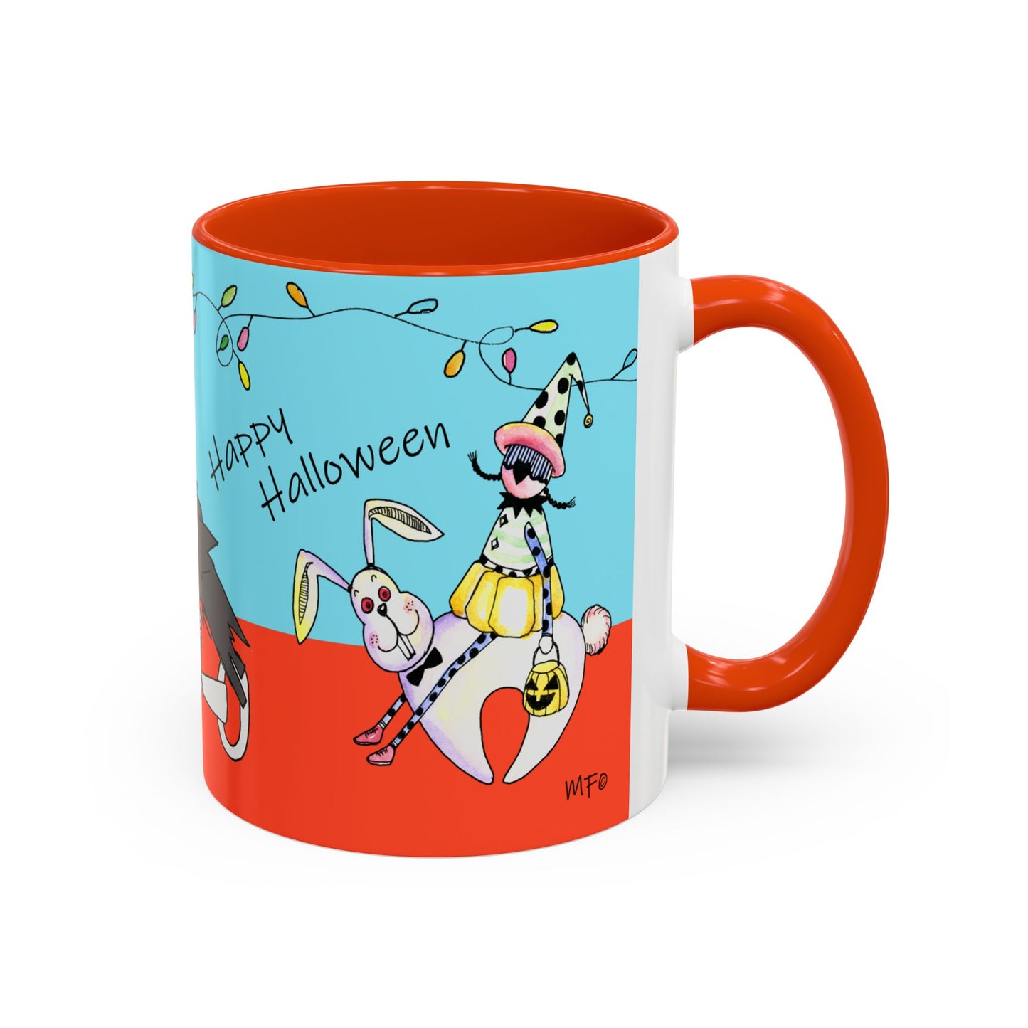 Equestrian Halloween Mug by artist Marie Frederique