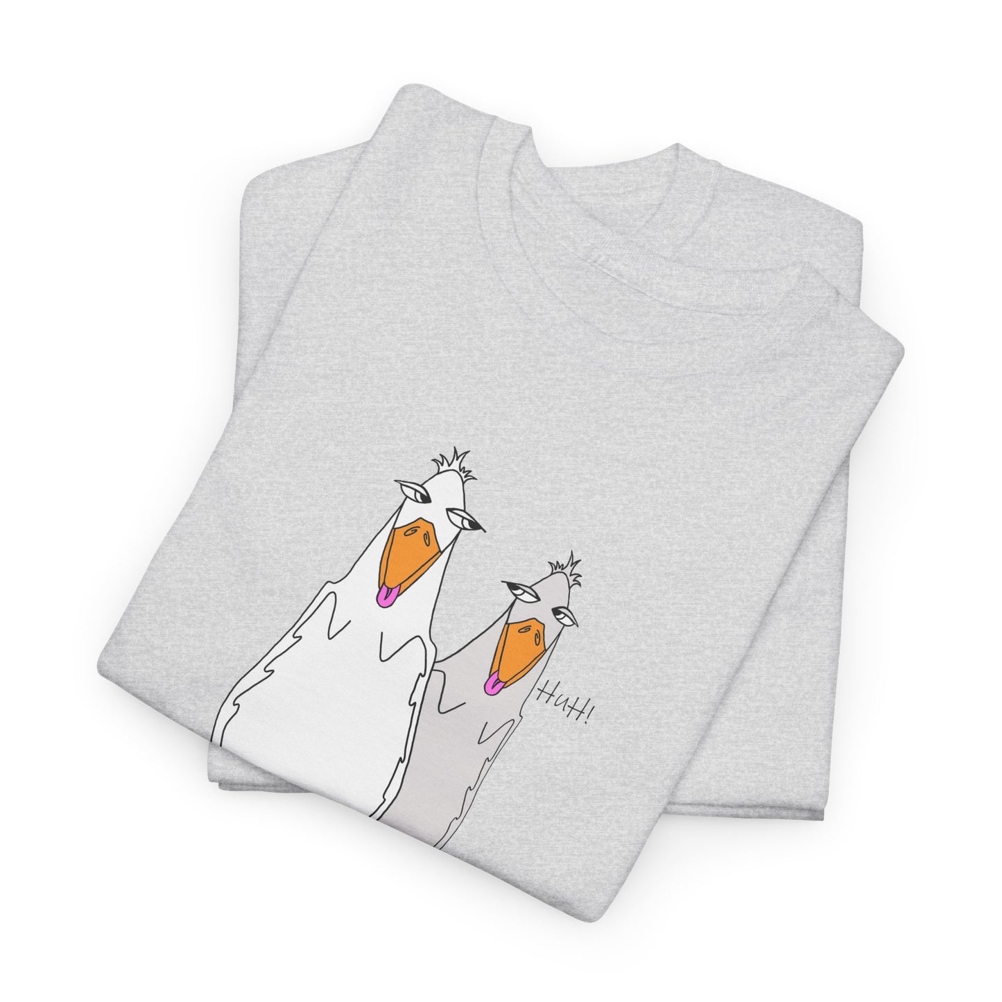 Duck lovers, 1 duck too many - Heavy Cotton Tee by artist Marie Frederique