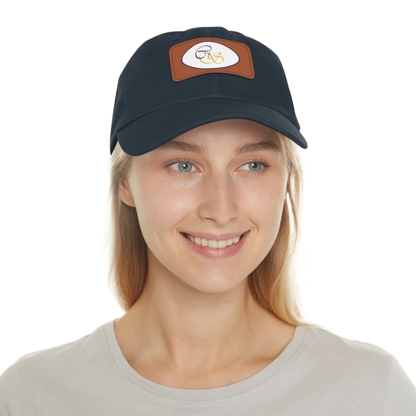 CTS Hat with Faux Leather Patch By Artist Marie Frederique